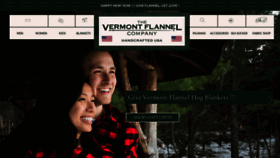 What Vermontflannel.com website looked like in 2021 (3 years ago)