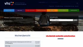 What Vhs-pforzheim.de website looked like in 2021 (3 years ago)