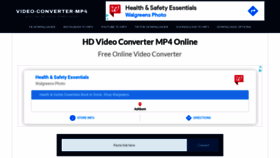 What Video-converter-mp4.com website looked like in 2021 (3 years ago)