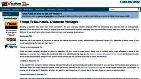 What Vacationsmadeeasy.com website looked like in 2021 (4 years ago)