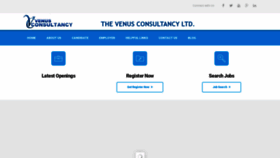 What Venusconsultancy.org website looked like in 2021 (3 years ago)
