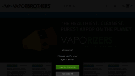 What Vaporbrothers.com website looked like in 2021 (3 years ago)