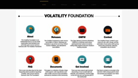 What Volatilityfoundation.org website looked like in 2021 (3 years ago)