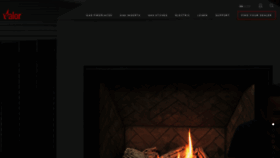 What Valorfireplaces.com website looked like in 2021 (3 years ago)