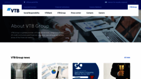 What Vtb.com website looked like in 2021 (3 years ago)