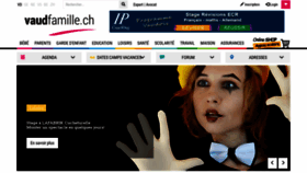 What Vaudfamille.ch website looked like in 2021 (3 years ago)