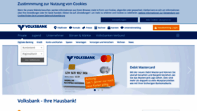 What Volksbank.at website looked like in 2021 (3 years ago)