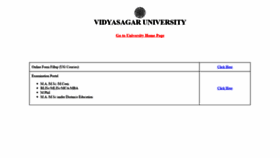 What Vidyasagar.ac.in website looked like in 2021 (3 years ago)