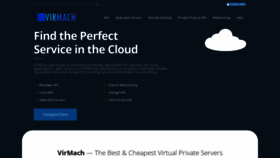 What Virmach.com website looked like in 2021 (3 years ago)