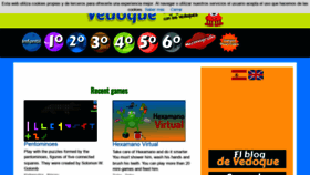 What Vedoque.com website looked like in 2021 (3 years ago)