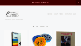 What Videokitchen.com website looked like in 2021 (3 years ago)