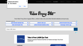 What Videoproxy.site website looked like in 2021 (3 years ago)