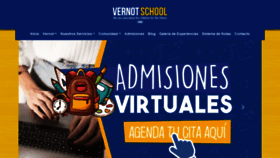 What Vernotschool.edu.co website looked like in 2021 (3 years ago)