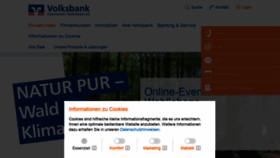 What Volksbanking.de website looked like in 2021 (3 years ago)
