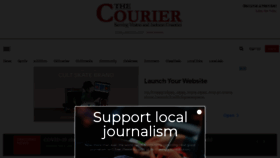 What Vintonjacksoncourier.com website looked like in 2021 (3 years ago)