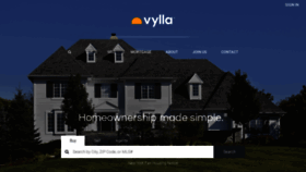 What Vyllahome.com website looked like in 2021 (3 years ago)