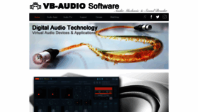 What Vb-audio.com website looked like in 2021 (3 years ago)