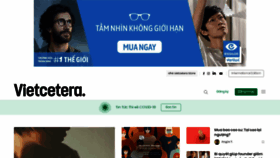 What Vietcetera.com website looked like in 2021 (3 years ago)