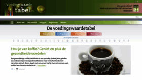 What Voedingswaardetabel.nl website looked like in 2021 (3 years ago)