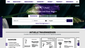 What Vrm-trauer.de website looked like in 2021 (3 years ago)