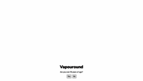What Vapouround.co.uk website looked like in 2021 (3 years ago)