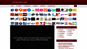 What Verahoratv.com website looked like in 2021 (3 years ago)