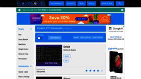 What Vst4free.com website looked like in 2021 (3 years ago)