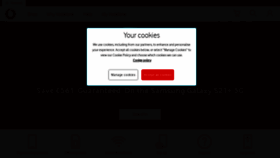 What Vodafone.co.uk website looked like in 2021 (3 years ago)
