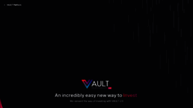 What Vault.investments website looked like in 2021 (3 years ago)