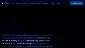 What Verdantix.com website looked like in 2021 (3 years ago)