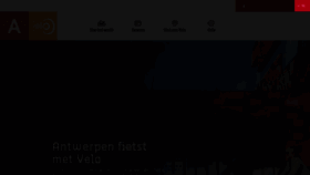 What Velo-antwerpen.be website looked like in 2021 (3 years ago)