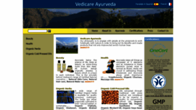 What Vedicareayurveda.com website looked like in 2021 (3 years ago)