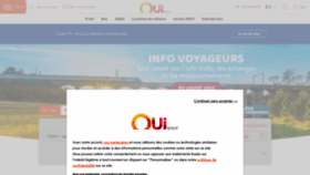 What Voyages-sncf.com website looked like in 2021 (3 years ago)