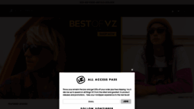 What Vonzipper.com website looked like in 2021 (3 years ago)