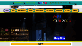 What Vapesubzero.com website looked like in 2021 (3 years ago)