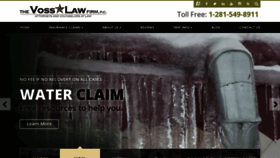 What Vosslawfirm.com website looked like in 2021 (3 years ago)