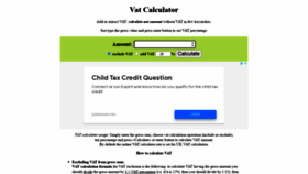 What Vatcalconline.com website looked like in 2021 (3 years ago)
