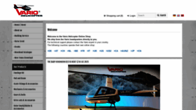 What Vario-helicopter.net website looked like in 2021 (3 years ago)