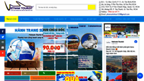 What Vietnamtouristvn.com website looked like in 2021 (3 years ago)