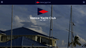 What Veniceyachtclub.com website looked like in 2021 (3 years ago)