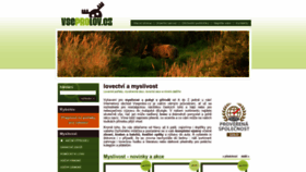 What Vseprolov.cz website looked like in 2021 (3 years ago)