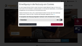 What Vivawest.de website looked like in 2021 (4 years ago)