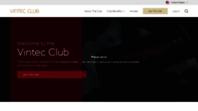 What Vintecclub.com.au website looked like in 2021 (3 years ago)