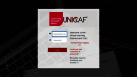 What Vle-usw.unicaf.org website looked like in 2021 (3 years ago)