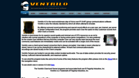 What Ventrilo.com website looked like in 2021 (3 years ago)