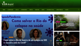 What Vidaeacao.com.br website looked like in 2021 (3 years ago)