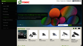 What Vimic.com website looked like in 2021 (3 years ago)