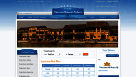 What Vietnam-railway.com website looked like in 2021 (3 years ago)