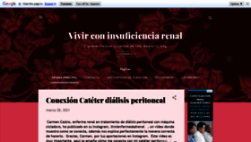 What Vivirconinsuficienciarenal.com website looked like in 2021 (3 years ago)