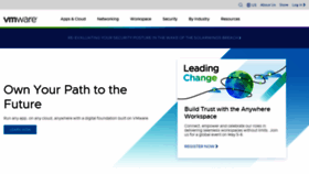 What Vmware.com website looked like in 2021 (2 years ago)